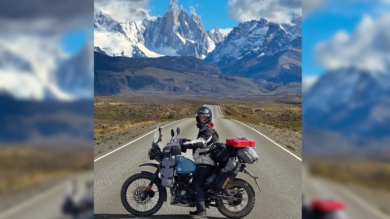 Gastón se crió entre las montañas de Neuquén y ahora desafía Sudamérica con su moto | LM Neuquen Gastón se crió entre las montañas de Neuquén y ahora desafía Sudamérica con su moto