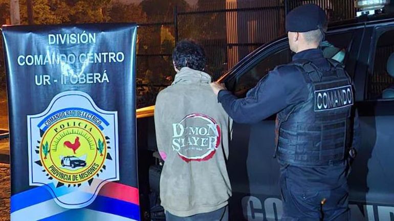 Cristian Alejandro S., autor del robo y hermano de la víctima, fue detenido en la ciudad de Oberà. Cristian Alejandro S., autor del robo y hermano de la víctima, fue detenido en la ciudad de Oberà.