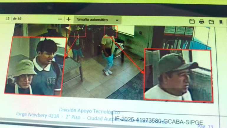 El tío de Pequeño J fue registrado junto a su sobrino por cámaras de seguridad al ingresar a Buenos Aires.