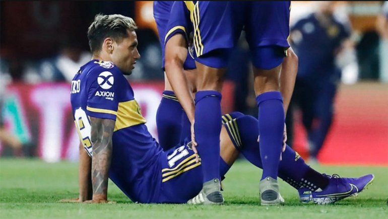El delantero de Boca se lesion&oacute; frente a Independiente.&nbsp;