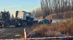 El camión quedó atravesado por varias horas en la Ruta 7 y fue retirado.