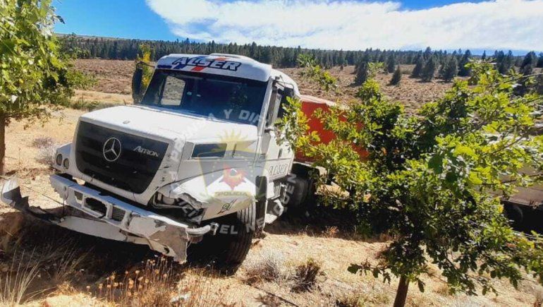 Se descompensó manejando un camión en Ruta 237: qué pasó