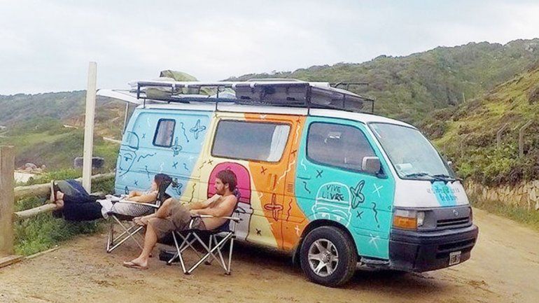 La camioneta de la pareja argentina apareció totalmente desmantelada.&nbsp;