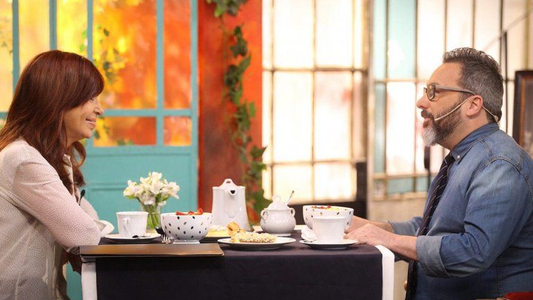 Cristina Kirchner y Rozín animaron una nota con bromas