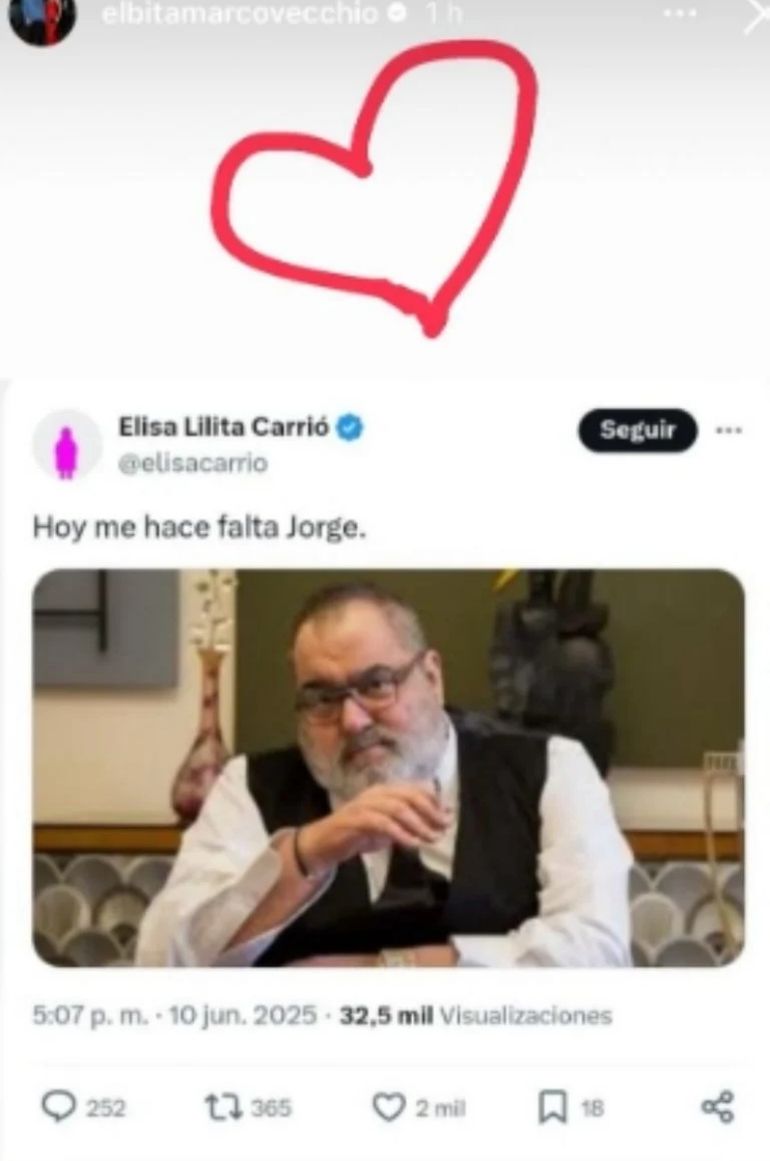 Lilita Carrio también se acordó de Jorge Lanata Lilita Carrio también se acordó de Jorge Lanata