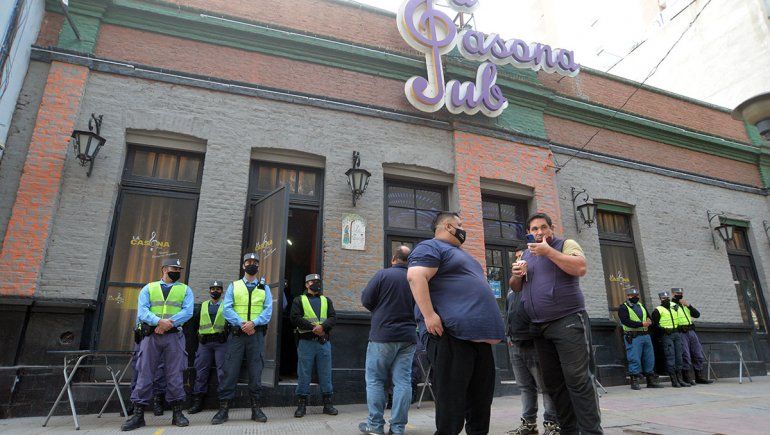 Policía acordonó el boliche La Casona a horas del simulacro