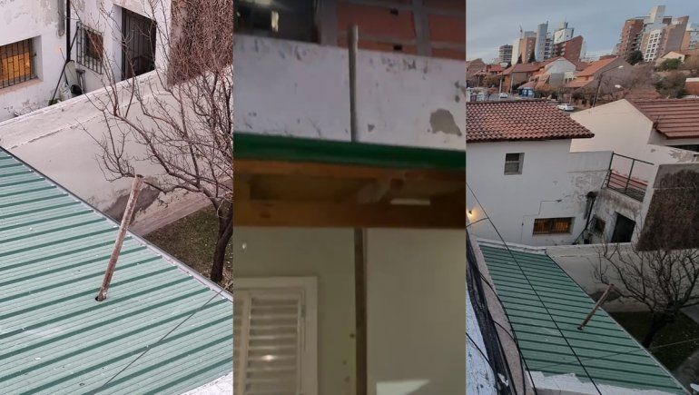 Cayó un caño de un piso 12 de una obra: Pudo haber matado a alguien