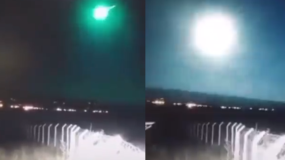Revelaron qué fue lo que iluminó el cielo de la cordillera en plena noche
