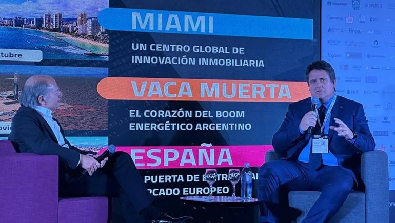El intendente Mariano Gaido expuso sobre el potencial dfe Neuquén en la Expo Real Estate Argentina