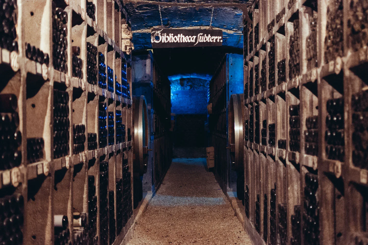 La histórica Schloss Johannisberg, considerada la cuna del riesling contemporáneo, mantiene intacta una fabulosa cava subterránea con reliquias vinícolas únicas. La histórica Schloss Johannisberg, considerada la cuna del riesling contemporáneo, mantiene intacta una fabulosa cava subterránea con reliquias vinícolas únicas.
