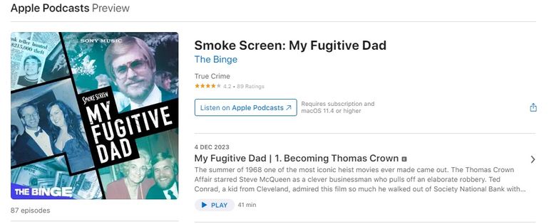 El podcast de Ashley Randele sobre su padre. El podcast de Ashley Randele sobre su padre.