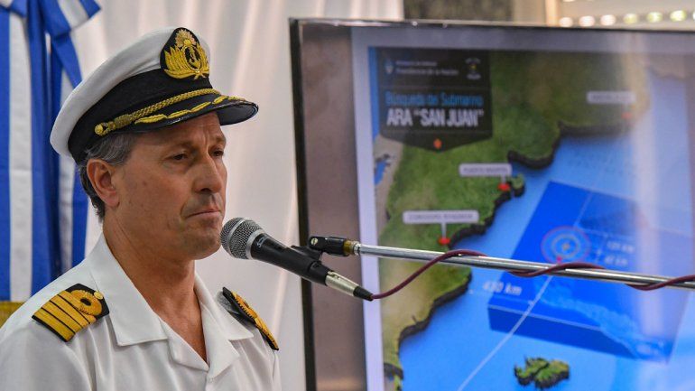 Amplían hacia el norte la zona de búsqueda del ARA San Juan