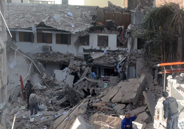 Imágenes de la tragedia