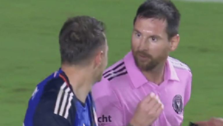 Lionel Messi se calentó en su retorno en el Inter Miami.