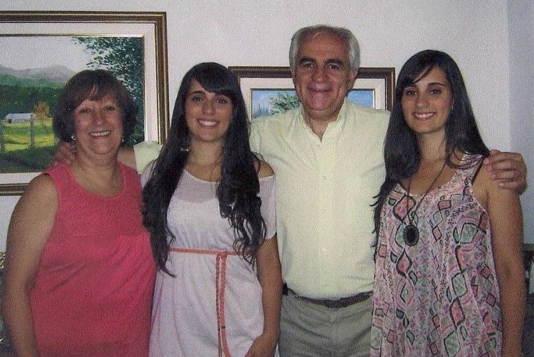 Hija, yerno y nietas de don Vicente López Goya.