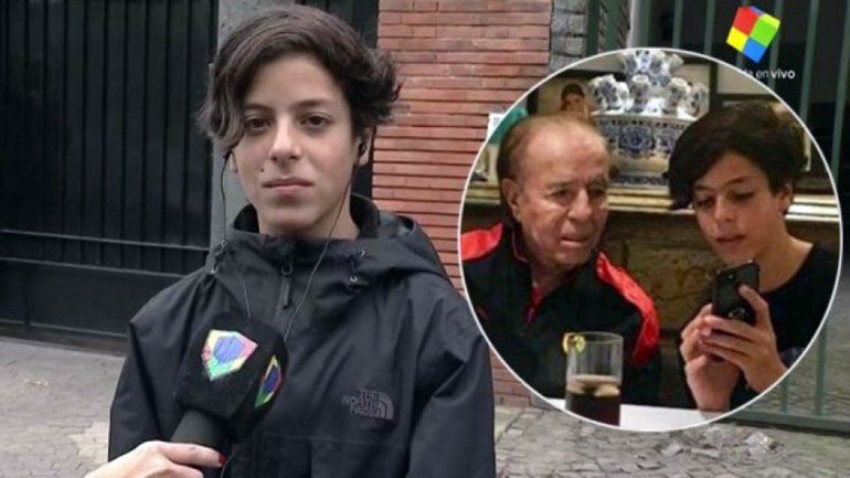 Operan de un tumor cerebral al hijo de Menem y Bolocco