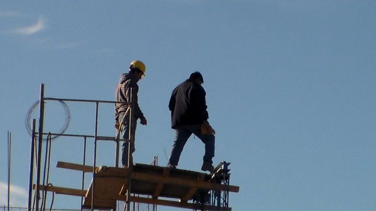 El sector de la construcción registró la mayor caída laboral.