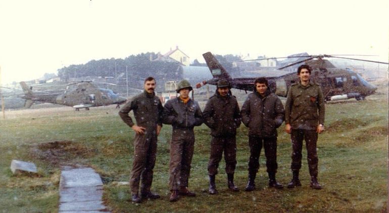 “El cañoneo naval nocturno era una constante, una acción psicológica terrible que hacían los ingleses todas las noches en una zona que arrasaban. Padecí estrés postraumático