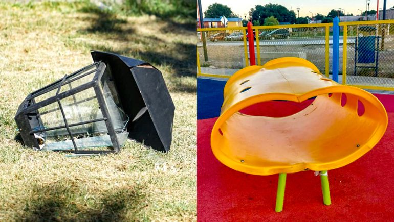 Zapala: preocupa los hechos de vandalismo en espacios públicos