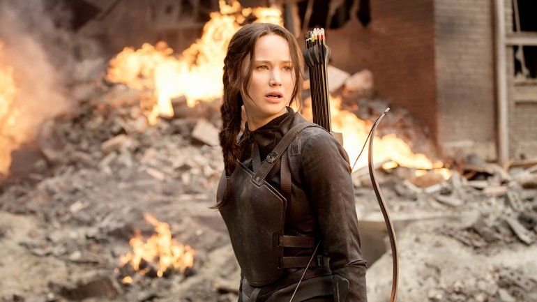 Jennifer Lawrence se convirtió en la heroína de toda una generación de adolescentes fanáticos de la saga.