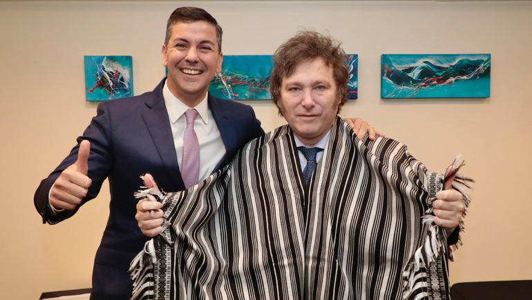 El presidente paraguayo tras reunirse con Javier Milei: Estoy muy entusiasmado