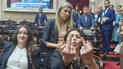 escandalo en el congreso: la mencion de un sector a una diputada neuquina y la explicacion del oficialismo