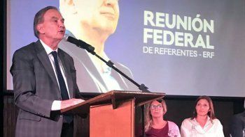 Pichetto se lanzó a la presidencia con un duro discurso
