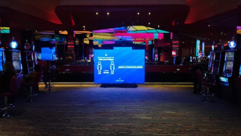 El Casino es una de las actividades que recién esta semana comenzó a funcionar.