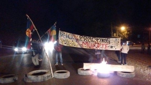 Vecinos de Vista Alegre marchan contra el fracking