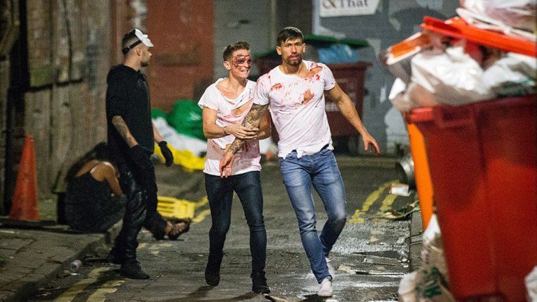 El distrito londinense de Lambeth quedó en ruinas luego de la violenta fiesta rave de Halloween.