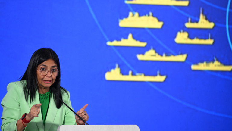 La vicepresidenta de Venezuela