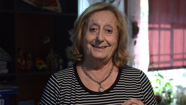 La mujer que agitaba la solidaridad en el Choconazo