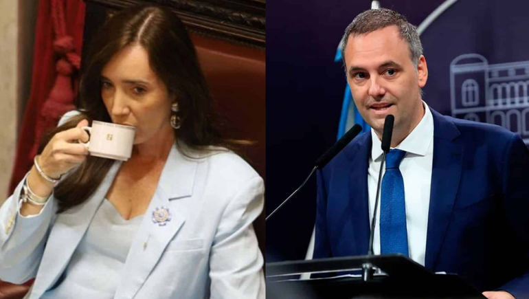 Victoria Villarruel cargó contra Manuel Adorni.