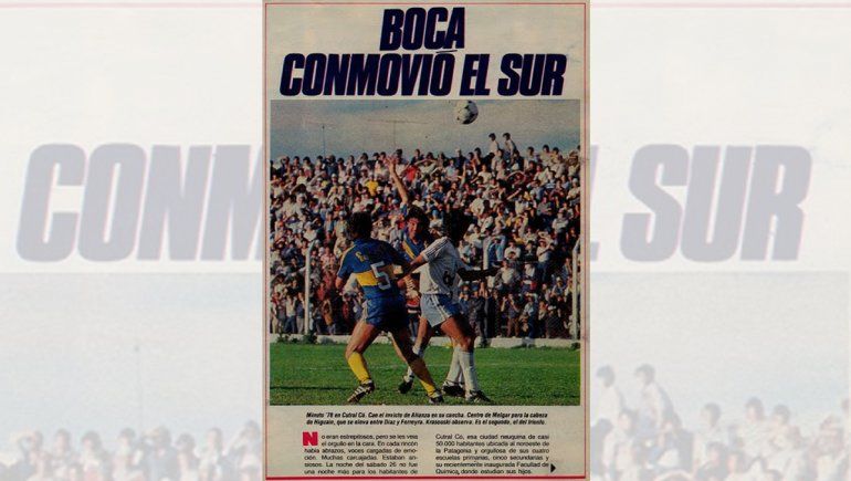 Había gente hasta en la pista de aterrizaje esperándonos, Boca copó Neuquén