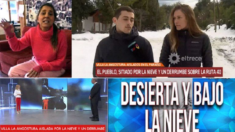 Una conductora de tevé de Villa La Angostura explotó contra los irresponsables medios nacionales