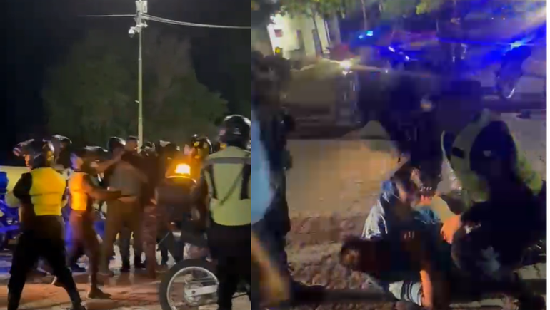 Violento ataque en plena Isla 132: un hombre agredió a inspectores en un control de tránsito