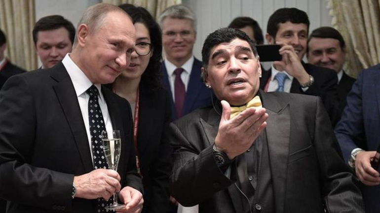 Sos re Putín: El audio filtrado de Maradona insultándolo y rechazando invitación