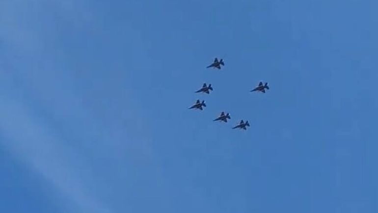 Son seis de las 24 aeronaves adquiridas por la Fuerza Aérea Argentina.