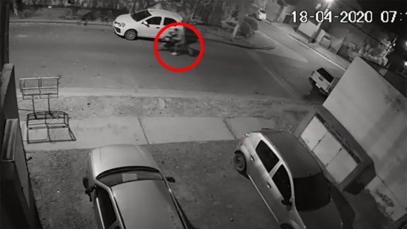 Quedó escrachado al robar una moto en Santa Genoveva