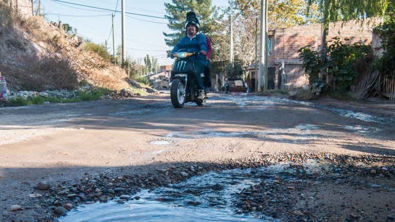 Ríos de agua por las calles