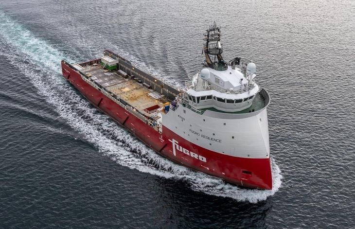 El buque OSV Fugro Resilience realizará los estudios para determinar cómo se realizará anclaje de las dos monoboyas del VMOS que ubicarán en la zona para la exportación de petróleo.