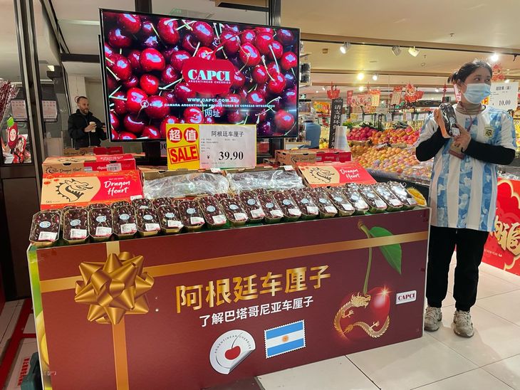 China es uno de los principales destinos de la oferta exportable de cerezas argentinas. China es uno de los principales destinos de la oferta exportable de cerezas argentinas.