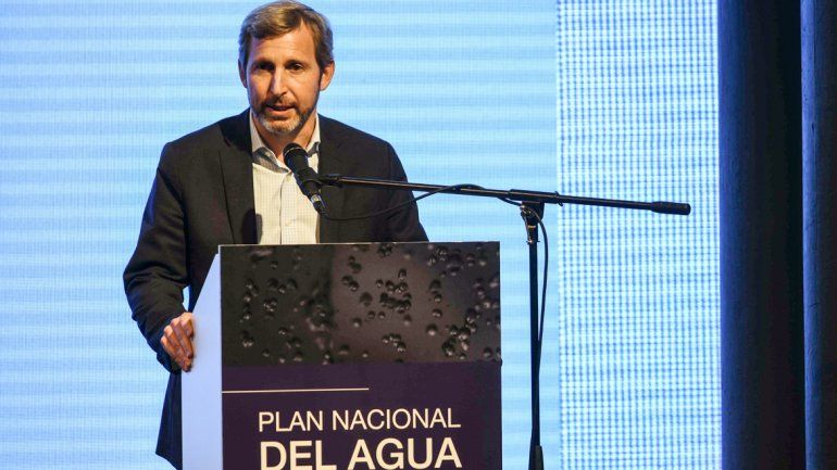 Rogelio Frigerio presentó el Plan Nacional del Agua.