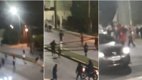 Batalla campal entre barras: la de Gimnasia quiso vandalizar el estadio Uno