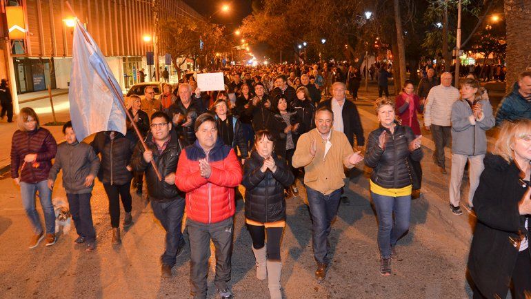 Marcharon en Neuquén para pedir el desafuero de Cristina