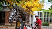 El escultor que presenta 20 obras de metal en el Festival de Títeres El escultor que presenta 20 obras de metal en el Festival de Títeres