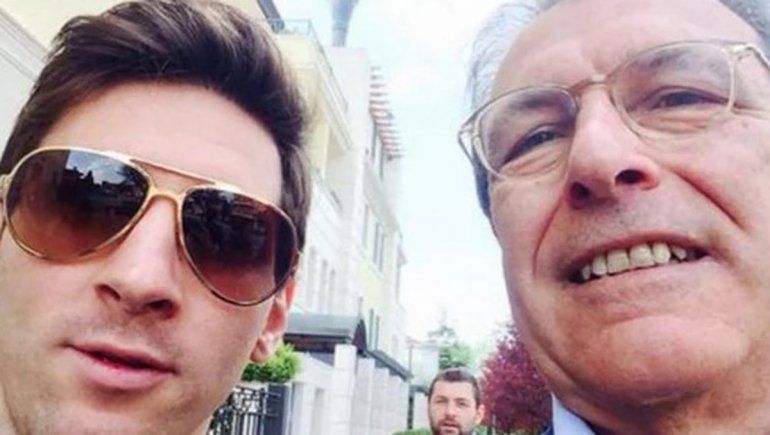 Leo Messi y Giuliano Poser