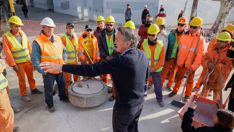 El paro activo se realizó a lo largo de media hora durante esta mañana.
