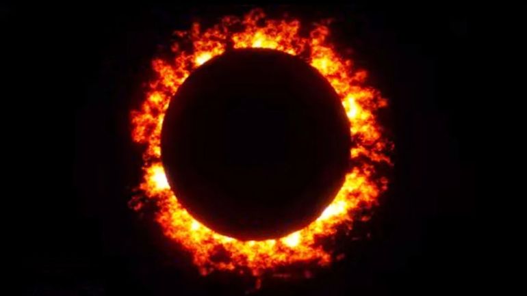 El eclipse de sol se vio en el hemisferio norte y el Caribe. El eclipse de sol se vio en el hemisferio norte y el Caribe.