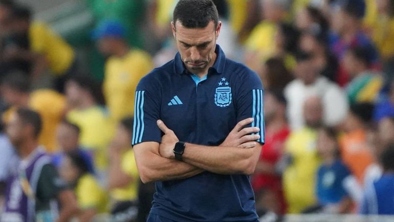 Baja sensible para Scaloni en la Selección Argentina.